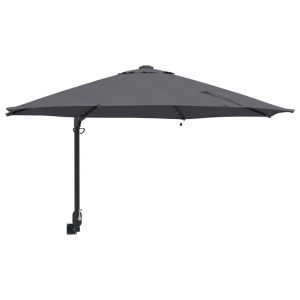 Parasol Ścienny Antracytowy Wiszący Składany Tarasowy Balkonowy 940626 Parasol Ścienny Antracytowy Wiszący Składany Tarasowy Balkonowy 940626