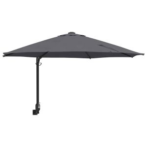 Parasol Ścienny Antracytowy Wiszący Składany Tarasowy Balkonowy 943525 Parasol Ścienny Antracytowy Wiszący Składany Tarasowy Balkonowy 943525