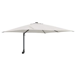 Parasol Ścienny Beżowy Wiszący Składany Tarasowy Balkonowy 943552 Parasol Ścienny Beżowy Wiszący Składany Tarasowy Balkonowy 943552