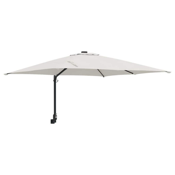 Parasol Ścienny Beżowy Wiszący Składany Tarasowy Balkonowy 943552