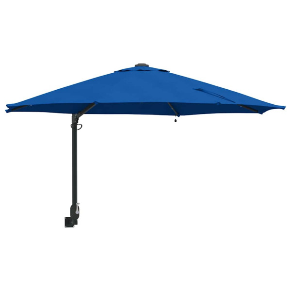 Parasol Ścienny Niebieski Wiszący Składany Tarasowy Balkonowy 940652