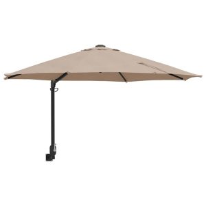 Parasol Ścienny Szary Wiszący Składany Tarasowy Balkonowy 248 x 248 x 148 943485 Parasol Ścienny Szary Wiszący Składany Tarasowy Balkonowy 248 x 248 x 148 943485