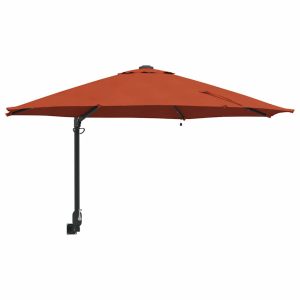 Parasol Ścienny Terakota Wiszący Składany Tarasowy Balkonowy 940650 Parasol Ścienny Terakota Wiszący Składany Tarasowy Balkonowy 940650