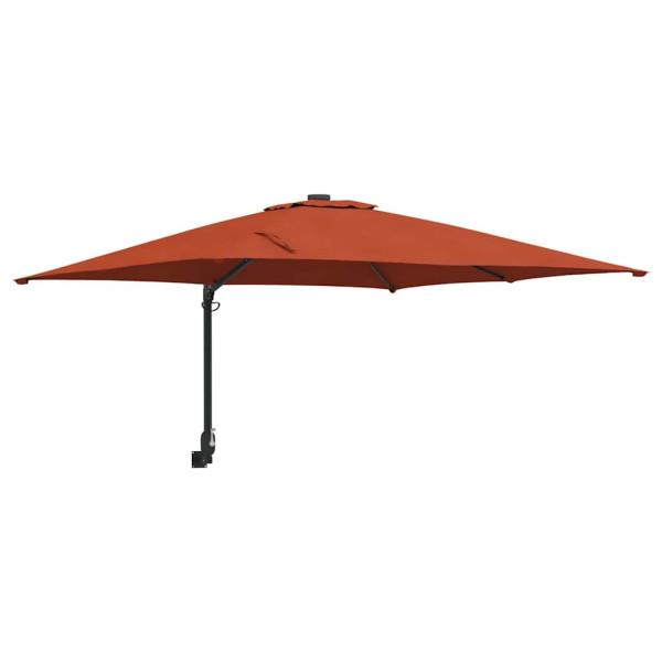 Parasol Ścienny Terakota Wiszący Składany Tarasowy Balkonowy 943503