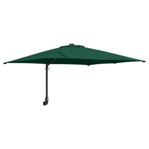 Parasol Ścienny Zielony Wiszący Składany Tarasowy Balkonowy 943504 Parasol Ścienny Zielony Wiszący Składany Tarasowy Balkonowy 943504