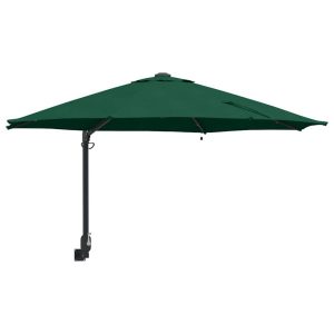 Parasol Ścienny Zielony Wiszący Składany Tarasowy Balkonowy 940657 Parasol Ścienny Zielony Wiszący Składany Tarasowy Balkonowy 940657