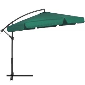 Parasol tarasowy z regulacją kąta nachylenia 350 cm na wysięgniku do ogrodu 566856 Parasol tarasowy z regulacją kąta nachylenia 350 cm na wysięgniku do ogrodu 566856