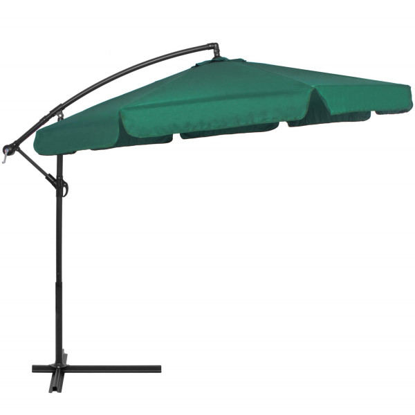 Parasol tarasowy z regulacją kąta nachylenia 350 cm na wysięgniku do ogrodu 566856