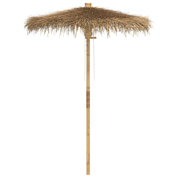 Parasol Tiki z baldachimem z liści bananowca 150 cm bambus 939056