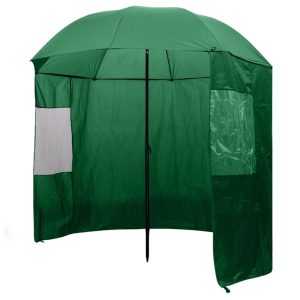 Parasol wędkarski Zielony 240 x 210 cm vidaXL 594039 Parasol wędkarski Zielony 240 x 210 cm vidaXL 594039