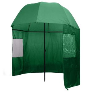 Parasol wędkarski Zielony 300 x 240 cm vidaXL 594079 Parasol wędkarski Zielony 300 x 240 cm vidaXL 594079