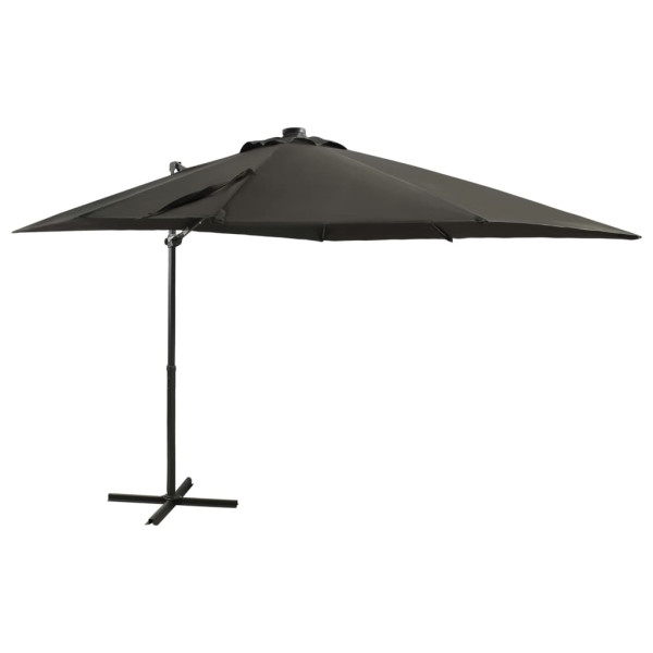 Parasol wiszący Antracyt 250 cm vidaXL 593863