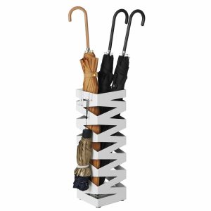 Parasolnik biały ażurowy 49 cm metalowy 991117 Parasolnik biały ażurowy 49 cm metalowy 991117