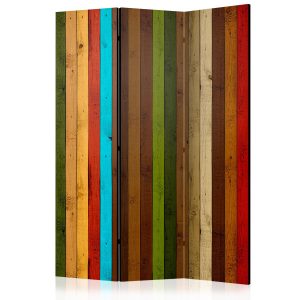 Parawan Akustyczny Drewniana Tęcza 135x172cm 1095172 Parawan Akustyczny Drewniana Tęcza 135x172cm 1095172