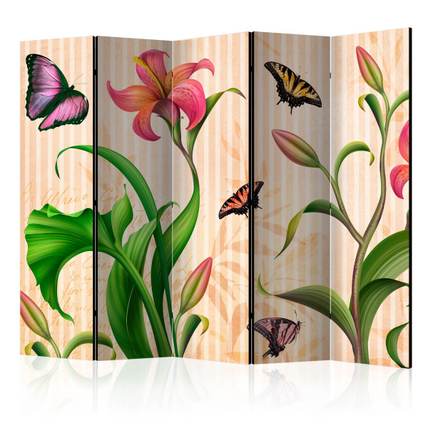 Parawan akustyczny Kwiaty 225 x 172 cm 1 szt 572228