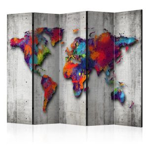 Parawan akustyczny Mapy 225 x 172 cm 1 szt 574381 Parawan akustyczny Mapy 225 x 172 cm 1 szt 574381