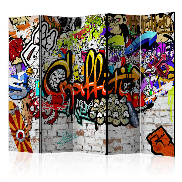 Parawan akustyczny Street art 225 x 172 cm 1 szt 571426