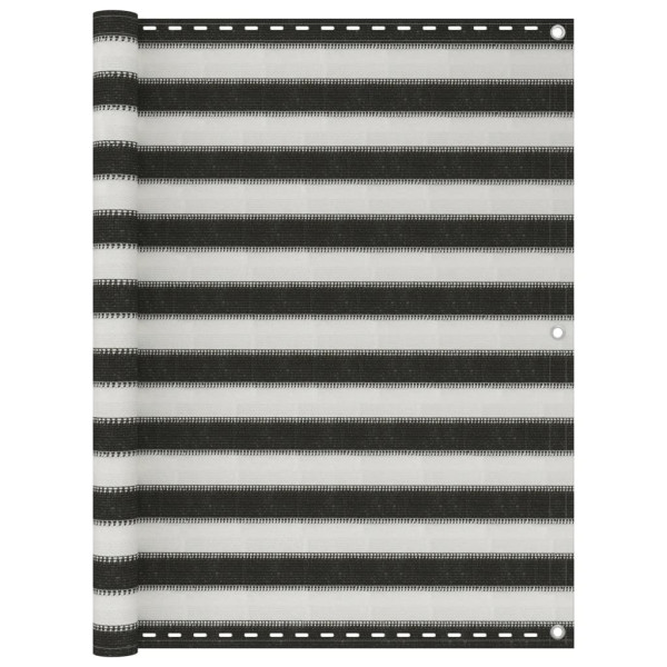 Parawan balkonowy Antracyt 120 x 600 cm vidaXL 639776