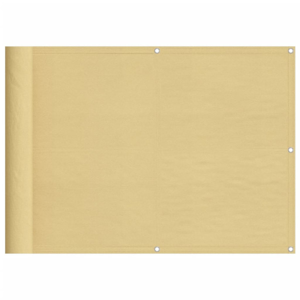 Parawan balkonowy Brąz 75 x 300 cm vidaXL 639786