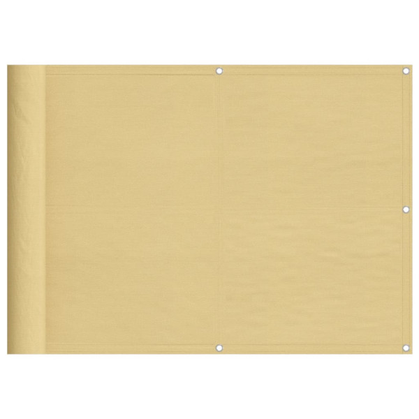 Parawan balkonowy Brąz 75 x 800 cm vidaXL 639780