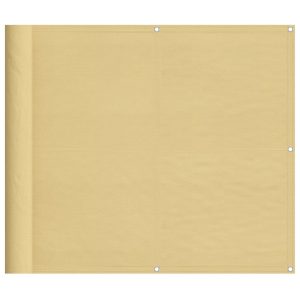 Parawan balkonowy Brąz 90 x 300 cm vidaXL 639781