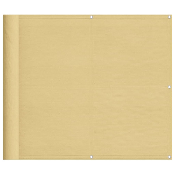 Parawan balkonowy Brąz 90 x 500 cm vidaXL 639819