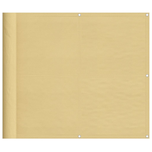 Parawan balkonowy Brąz 90 x 600 cm vidaXL 639784