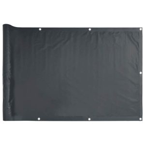 Parawan Balkonowy Mata Balkonowa Osłona Balkon Taras Antracyt 75×300 cm 952779 Parawan Balkonowy Mata Balkonowa Osłona Balkon Taras Antracyt 75×300 cm 952779