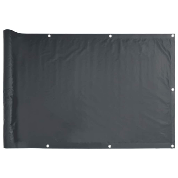 Parawan Balkonowy Mata Balkonowa Osłona Balkon Taras Antracyt 75x300 cm 952779