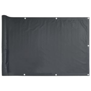 Parawan Balkonowy Mata Balkonowa Osłona Balkon Taras Antracyt 75×500 cm 953059 Parawan Balkonowy Mata Balkonowa Osłona Balkon Taras Antracyt 75×500 cm 953059