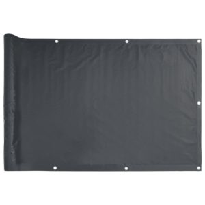 Parawan Balkonowy Mata Balkonowa Osłona Balkon Taras Antracyt 90×300 cm 952773 Parawan Balkonowy Mata Balkonowa Osłona Balkon Taras Antracyt 90×300 cm 952773