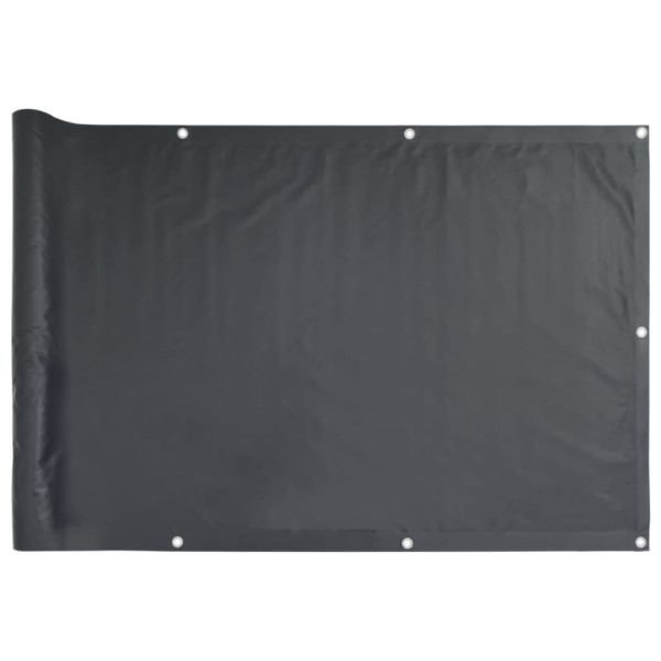 Parawan Balkonowy Mata Balkonowa Osłona Balkon Taras Antracyt 90x500 cm 952889