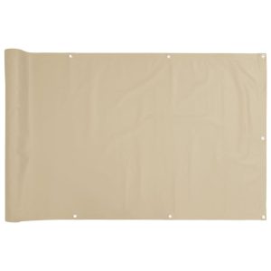 Parawan Balkonowy Mata Balkonowa Osłona Balkon Taras Beżowy 120×300 cm 952879 Parawan Balkonowy Mata Balkonowa Osłona Balkon Taras Beżowy 120×300 cm 952879