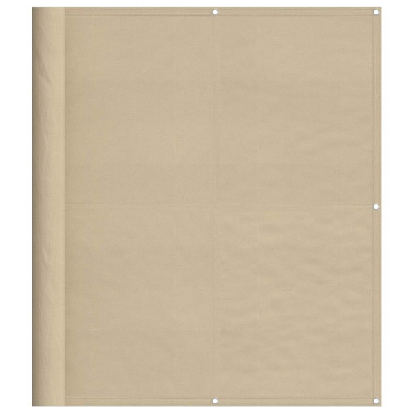 Parawan Balkonowy Mata Balkonowa Osłona Balkon Taras Beżowy 120x700 cm 952855