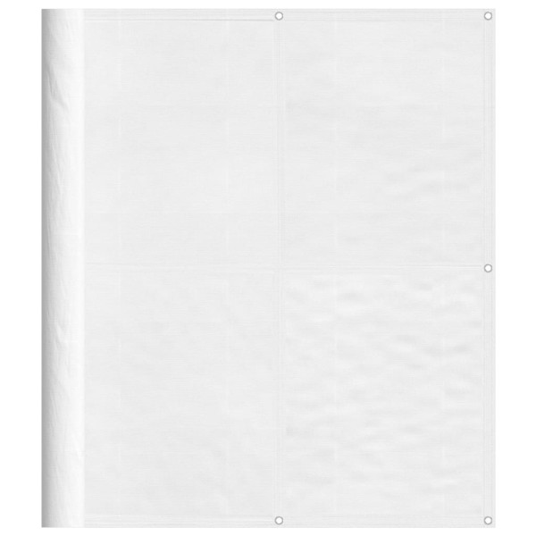 Parawan Balkonowy Mata Balkonowa Osłona Balkon Taras Biały 120x800 cm 953151