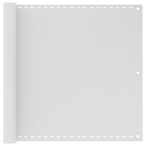 Parawan Balkonowy Mata Balkonowa Osłona Balkon Taras Biały 90×500 cm 953213 Parawan Balkonowy Mata Balkonowa Osłona Balkon Taras Biały 90×500 cm 953213