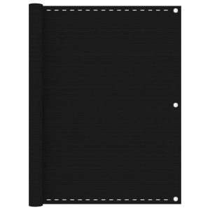Parawan Balkonowy Mata Balkonowa Osłona Balkon Taras Czarny 120×400 cm 953116 Parawan Balkonowy Mata Balkonowa Osłona Balkon Taras Czarny 120×400 cm 953116