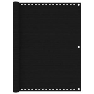 Parawan Balkonowy Mata Balkonowa Osłona Balkon Taras Czarny 120×600 cm 952830 Parawan Balkonowy Mata Balkonowa Osłona Balkon Taras Czarny 120×600 cm 952830