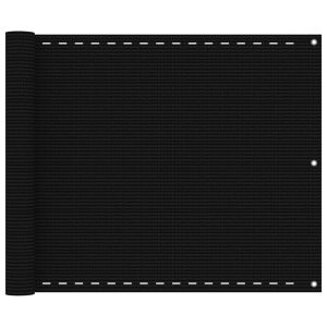 Parawan Balkonowy Mata Balkonowa Osłona Balkon Taras Czarny 75×400 cm 953081 Parawan Balkonowy Mata Balkonowa Osłona Balkon Taras Czarny 75×400 cm 953081