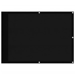 Parawan Balkonowy Mata Balkonowa Osłona Balkon Taras Czarny 75×700 cm 953107 Parawan Balkonowy Mata Balkonowa Osłona Balkon Taras Czarny 75×700 cm 953107
