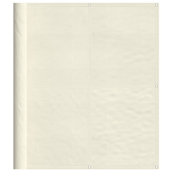 Parawan Balkonowy Mata Balkonowa Osłona Balkon Taras Kremowy 120x700 cm 953012