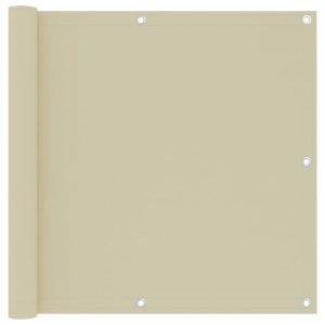 Parawan Balkonowy Mata Balkonowa Osłona Balkon Taras Kremowy 90×300 cm 952743 Parawan Balkonowy Mata Balkonowa Osłona Balkon Taras Kremowy 90×300 cm 952743