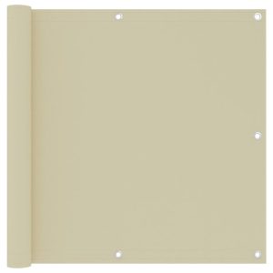 Parawan Balkonowy Mata Balkonowa Osłona Balkon Taras Kremowy 90×500 cm 953005 Parawan Balkonowy Mata Balkonowa Osłona Balkon Taras Kremowy 90×500 cm 953005
