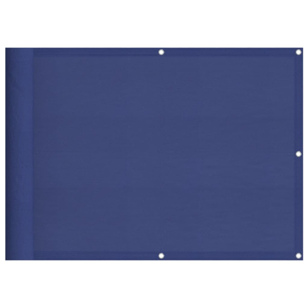 Parawan Balkonowy Mata Balkonowa Osłona Balkon Taras Niebieski 75x700 cm 952959