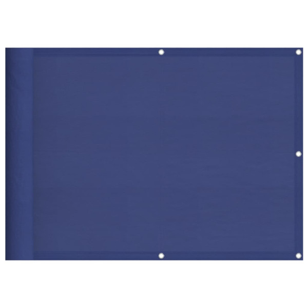 Parawan Balkonowy Mata Balkonowa Osłona Balkon Taras Niebieski 75x800 cm 952862