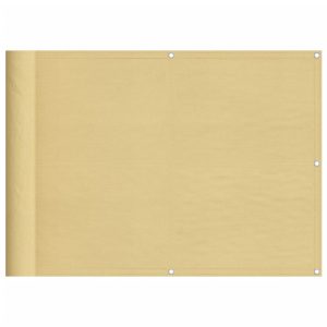 Parawan Balkonowy Mata Balkonowa Osłona Balkon Taras Piaskowy 75×300 cm 953071 Parawan Balkonowy Mata Balkonowa Osłona Balkon Taras Piaskowy 75×300 cm 953071