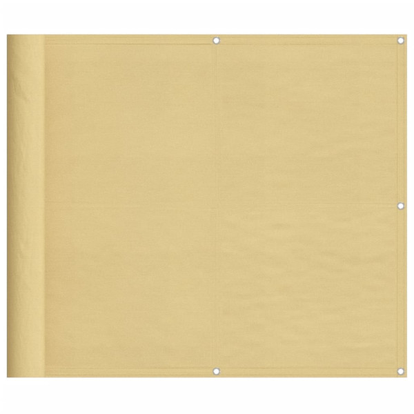 Parawan Balkonowy Mata Balkonowa Osłona Balkon Taras Piaskowy 90x400 cm 952874