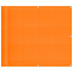Parawan Balkonowy Mata Balkonowa Osłona Balkon Taras Pomarańczowy 90×700 cm 952803