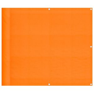Parawan Balkonowy Mata Balkonowa Osłona Balkon Taras Pomarańczowy 90×800 cm 953152