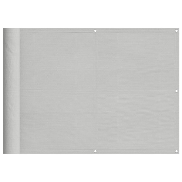 Parawan Balkonowy Mata Balkonowa Osłona Balkon Taras Szary 75x300 cm 952941